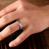 حلقات الكتلة بوكاي 2023 الاتجاه الحقيقي S925 Silver Jewelry Retro Craft منسوجة يدويًا نماذج وامرأة رجل وامرأة