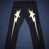 Dżinsy męskie y2k dżinsy gwiazda graficzna workowate dżinsy dżinsowe spodnie kobiety mężczyźni harajuku hip hop punk rock gotycka szerokie spodnie nogi streetwear 230620
