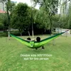 Portaledges Portable Nylon Parachute Fabric Single and Double Size Outdoor Camping Handing Garden Hammock 230619