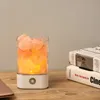 USB Crystal Light natural himalayan salt lamp led lights Air Purifier Mood Creator Indoor warm light table lamp bedroom lava night lights