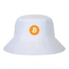 Wide Brim Hats Bucket Bitcoin Bob Men Women Cotton Outdoor Reversible Caps fisherman Hat Girl Boy Chapeau Panama bob 230620