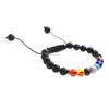 Beaded Seven Chakra Bracelets Men And Women Fashion Personality Aromatherapy Essential Oil Diffuser Bracelet Braided Rope Drop Deliv Dhlhi