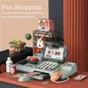 Electronic Pets Kinder-Einkaufskassen-Spielzeug, Mini-Supermarkt-Set, Simulation von Lebensmitteln, Berechnung, Kasse, Rollenspiel-Spielzeug auf Chinesisch, 230619