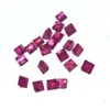 Losse diamanten ECHSUN natuurlijke robijn steen birma AAA niveau vierkant 2525mm losse edelstenen bague rubis sieraden armband edelstenen 230619