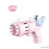 Sand Play Water Fun Bubble Blower Toy för barn BubbleToy för barn 2022 Uppgradering Toy Gift Bubble Machine Angel Wings Chasing Bubble R230620