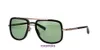 Top Original vente en gros de lunettes de soleil Dita boutique en ligne DITA DT DTS412 A 03 Lunettes de soleil aviateur en métal doré rose Lentille verte