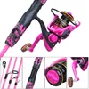 ロッドリールコンボSougayilang 5セクションRedyellow Fishing Set 170cm釣りロッドとYWOE1000-3000スピニングリールポータブルトラベルフィッシングコンボ230619