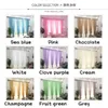Curtain Solid Color Multicolor Bay Window Screening Door Curtains Drape Panel Sheer Tulle for Living Room Wedding Decoration 230619