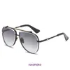 Top Original wholesale Dita sunglasses online store Punk series for men's personalized metal sheet cutting edge trend toad glasses