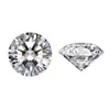 Löst diamanter runda klipper riktiga VVS 2CT D Color Certified Pass Diamond Test Moissanita Gemstones Stones med certifikatsmycken 230619