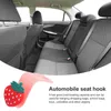 Steering Wheel Covers 6 Pcs Car Seat Hook Hooks Seats Headrest Purse Hanger Hanging Plastic Clothes Hangers Organizer Backseat