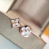 brand luxury 4 leaf designer charm bracelets for women mother of pearl flower OL cute sweet bracelet bangle earrings necklaces jew