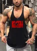 Men's Tank Tops Brand Clothing Bodybuilding Gym Mens Back Tank Top Vest Muscle Fashion Sleeveless Stringer Singlets Fitness Workout Sports Shirt 230620