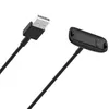 Fitbit Inspire için 2pcs/Lot 1M Şarj Cablosu 3 Kordon Klipsli Dock USB Hızlı Şarj Kablosu Akıllı İzleme Hattı Güç Adaptörü