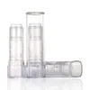 Square Clear Empty Lipstick Tube Elegant Creative Plastic Lip Balm Bottle DIY 121mm Lip Rouge Container Beauty Tool Lghee