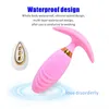 Control remoto Vibratoria Butt Bulto Estimulador G-Spot para mujeres Huevo de próstata de vagina de clítoris 10 velocidades