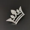Koronne broszki Pinsy Wysoko jakości biżuteria moda świąteczne broszki przyciągające wzrok wykwintną broszkę koronną