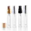 2 ML 3 ML 5 ML 10 ML Flacon Vaporisateur En Verre Transparent Atomiseur De Parfum Portable Mini Échantillon Tube À Essai Bouteille Flacons En Verre Mince F568 Nedhq