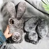 Cell Phone Cases 3D Bunny Ears Plush Fur Case For Samsung Galaxy S20 FE S22 S23 Ultra S21 Plus Note 20 A21S A12 A22 A32 A42 A52S A72 A51 A71 A50 J230620