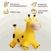 Balão Babe Fairy Giraffe Bouncy Horse Hopper Toy for Kids Animals Jumping for Toddlers Inflatable Ride Toys Gifts for Boys and Girls 230619