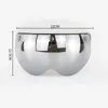 Motorcykelhjältar Deri vindrutan Visir 3-Snap Pilot-stil Universal Helmet Half Open Face Accessories Moto Capacete Goggles
