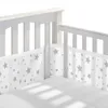 Bed Rails 2PcsSet Breathable Anti-Bumper Baby Breathable Mesh Crib Liner Crib Protector 230619