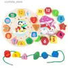 Baby Educatief Houten Speelgoed Montessori Vroeg Leren Regenboog Houten 3d Puzzel Bordspel Voorschoolse Speelgoed Voor Kinderen L230518