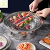 BBQ Tools Accessories Korean Rostfritt stål Kolgrill Grill Hushåll BBQ Grill Non-Stick For Home Kitchen Outdoor Garden Barbecue Spise 230620