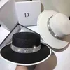 Women Boater Ladies Crystal Straw Hat Outdoor Seaside Beach Sun Flat Top Sun Caps with Wide Pearl Decoration Band Female L230620