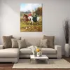 Realistisch landschap canvas kunst The Morning Ride paar Heywood Hardy olieverfschilderij handgeschilderde woonkamer decor