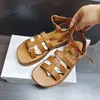 Newest women Designer slides Clea TRIOMPHE Luxury fashion Sandals beach Slippers gold buckle vegetal slides TIPPI calfskin thick bottom Adjustable buckle shoes