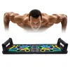 Push-up Stand Pieghevole Push Up Board Tavolo multifunzionale per esercizi Potenziamento muscolare addominale Palestra Sport Attrezzatura per il fitness portatile 230620