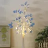 Dekorativa blommor LED -bordsskiva Bonsai Tree Light Apple Lamp Copper Wire Branch för Party Wedding Christmas Desktop Decoration