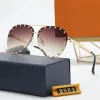 Dropshipping Luxury L Brand Designer Солнцезащитные очки Оригинальный пилот UV400 Glass Made Lins