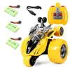 Bumblebees Stunt Flip Remote Control Car Upright Driving One Key Demo 360 Degree Stunt Rotation car Sound Light Kids RC Toys