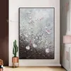 Decorazioni per la casa di lusso personalizzate Grande murale Pittura a olio fatta a mano Fiori astratti Arte della parete Tela Poster appeso Soggiorno Camera da letto L230620