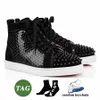 Mocassini di lusso Scarpe da corsa firmate Scarpe da ginnastica con plateau Junior Spikes Scarpe casual da donna per uomo Scarpe da ginnastica piatte con fondo glitter bianco nero Scarpe da ginnastica da esterno