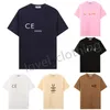 Fashion Designer mens women T shirts Fashion summer breathable leisure Sports short sleeve high quality solid color printing neutral wind Tops Size S-XXL
