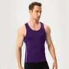 LU LU LEMONS s Yoga Uomo Completo Gilet da palestra Abbigliamento Estivo Esercizio Fiess Wear Abbigliamento sportivo Corsa Senza maniche Camicie aderenti Top Asciugatura rapida Traspirante V