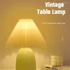 Table Lamps 1Set Nordic LED Desk Lamp Ceramic Simple Lights Modern Bedside Dimmable Desktop 3W Decorative