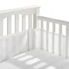 Бамперы для постельных рулеток в бампере кровати детское авария барьер летние дышащие кожи, удобные для кожи, усиленные аксессуары для рождений с двумя частями 230619