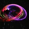Украшение вечеринки светодиодные волоконно -оптические танцевальные космические пространства Super Glow Mode Effect Mode 360 ​​Swivel для Dancing Partieslight показывает 5881 JN20