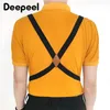 Andra modetillbehör 1pc Deepeel 25125cm Men's Suspender Elastic Wide Suspenders Justerbara 2 Clips Strap X Type Susces Dekorativ manlig Jockstrap 230619