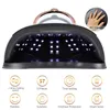 Asciuga Unghie Lampada UV LED per Unghie per Asciugatura Unghie Asciuga Gel Smalto con 57 LED Lampada UV Ghiaccio Professionale per Manicure Art Salon Tools 230619