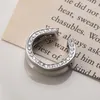 Кластерные кольца циркон нерегулярное кольцо Стиль кольца Glam Fashion Good Jewelry For Women Gif