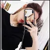 Mobiltelefonfodral Fashion Diamond Mirror Case för Samsung A50 A52 A72 A32 A11 A31 A20 A40 A70 A10S A30S A20E A12 A21S A51 A71 Protection TPU Cover J230620