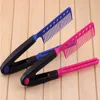 New Design V-Shaped Professional Beauty Styling Comb Clip-on Hair Straightener Hair Brush Styling Tools Fast Shipping F3435 Cmjqd