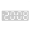 Horloges De Table 1PC 3D Numérique Réveil Mur Décor À La Maison Led Bureau Acrylique/Miroir Montre Température Date Heure Mode Nuit Nordique Électronique