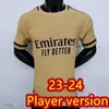 2023 2024 VINI JR BELLINGHAM SOCCER JERSEYS REALMADRID PLAYER VERSION RODRYGO CAMAVINGA TCHOUAMENI VALVERDE MODRIC ALABA CAMISETA KROOS Fotbollströja