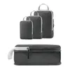 Storage Bags 3Pcs/set Travel Compressible Packing Cubes Foldable Waterproof Suitcase With Handbag Luggage Organizer